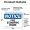 Signmission Fire Standpipe Inside OSHA Notice Sign, Vinyl Decal, 24in W x 18in L, 2PK OS-2PACK-NS-D-1824-L-12695 - alternate 2